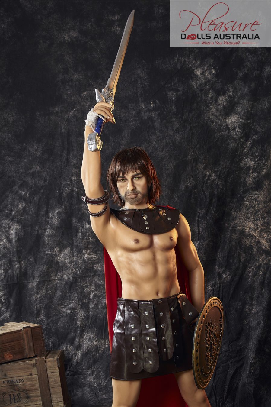 CHARLES (WARRIOR)<br>162cm Irontech Male Sex Doll - Pleasure Dolls Australia