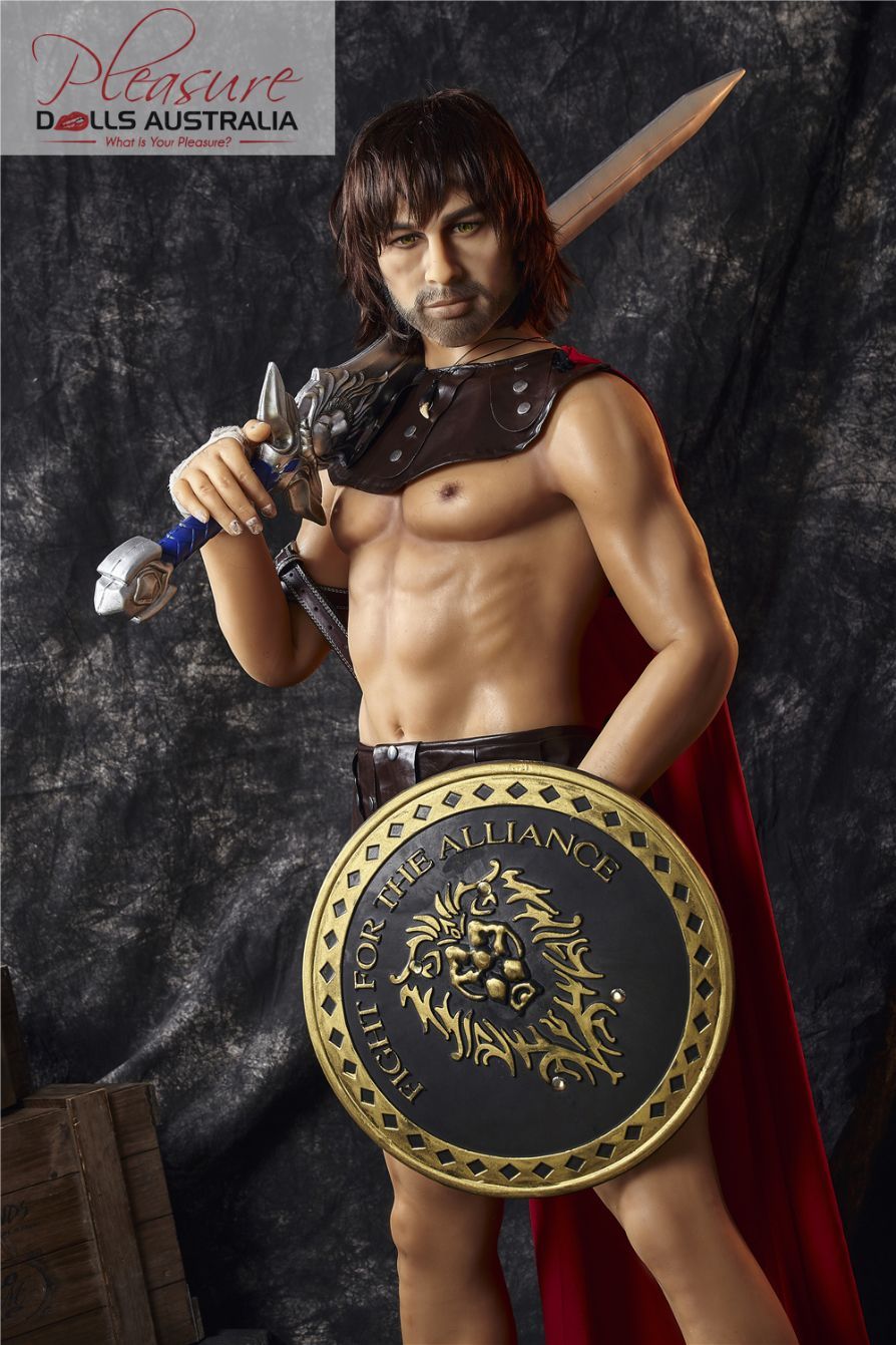 CHARLES (WARRIOR)<br>162cm Irontech Male Sex Doll - Pleasure Dolls Australia