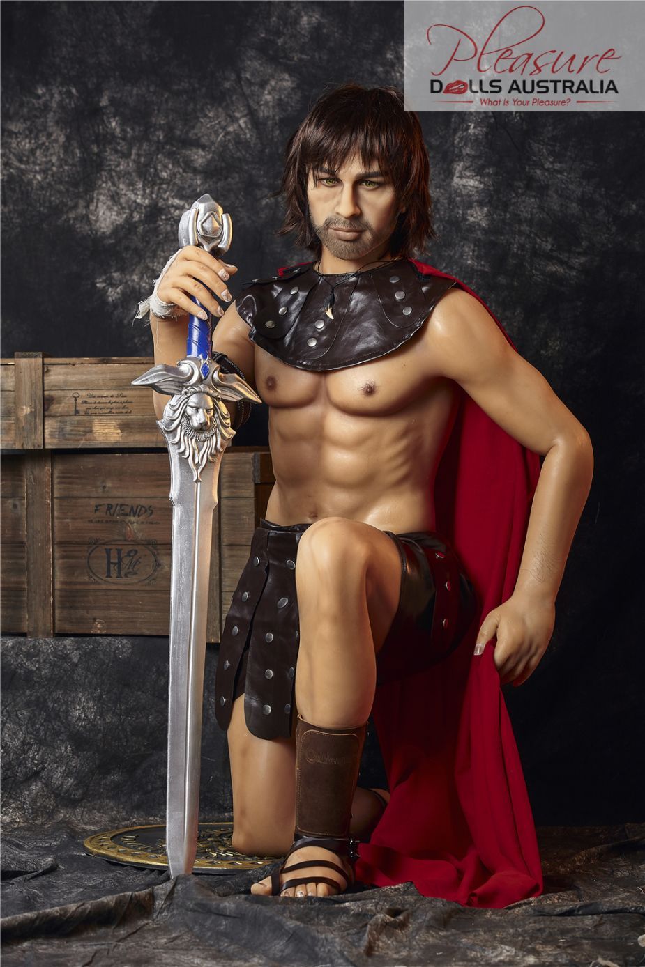 CHARLES (WARRIOR)<br>162cm Irontech Male Sex Doll - Pleasure Dolls Australia