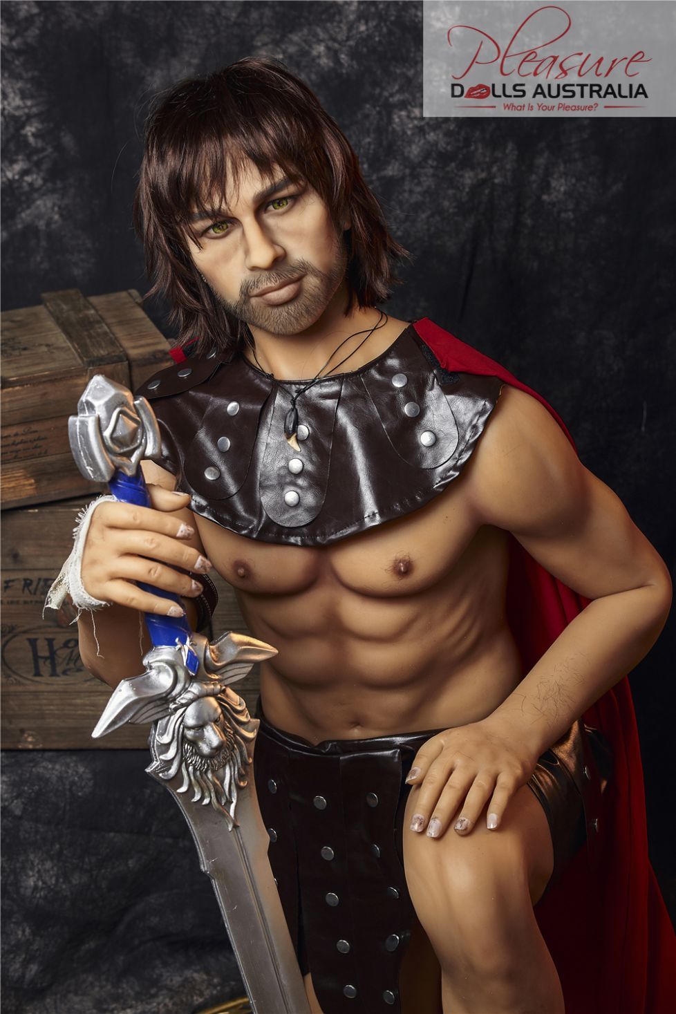 CHARLES (WARRIOR)<br>162cm Irontech Male Sex Doll - Pleasure Dolls Australia