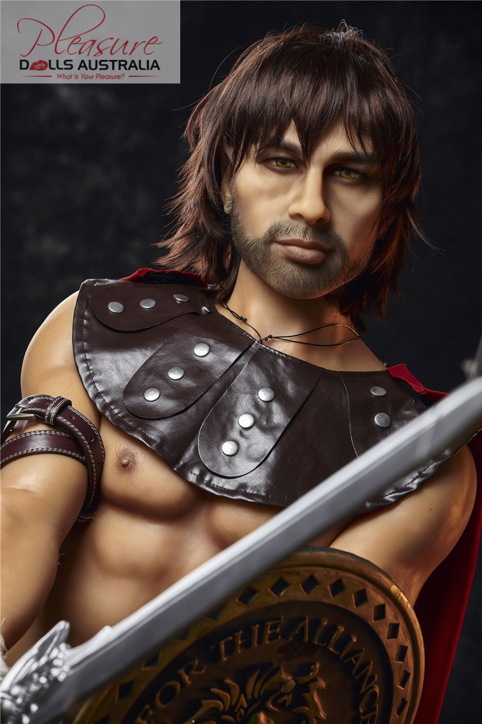 CHARLES (WARRIOR)<br>162cm Irontech Male Sex Doll - Pleasure Dolls Australia