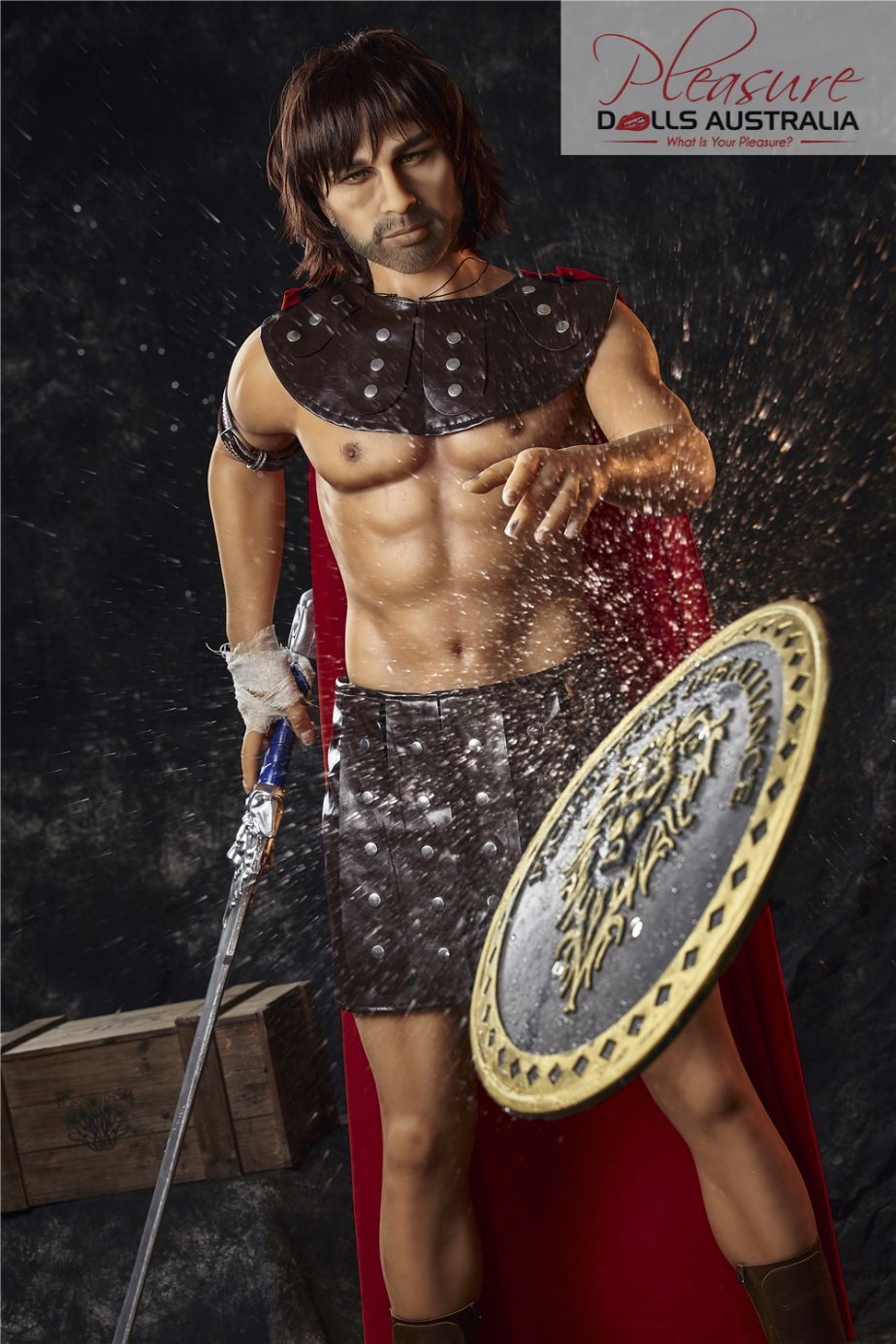 CHARLES (WARRIOR)<br>162cm Irontech Male Sex Doll - Pleasure Dolls Australia