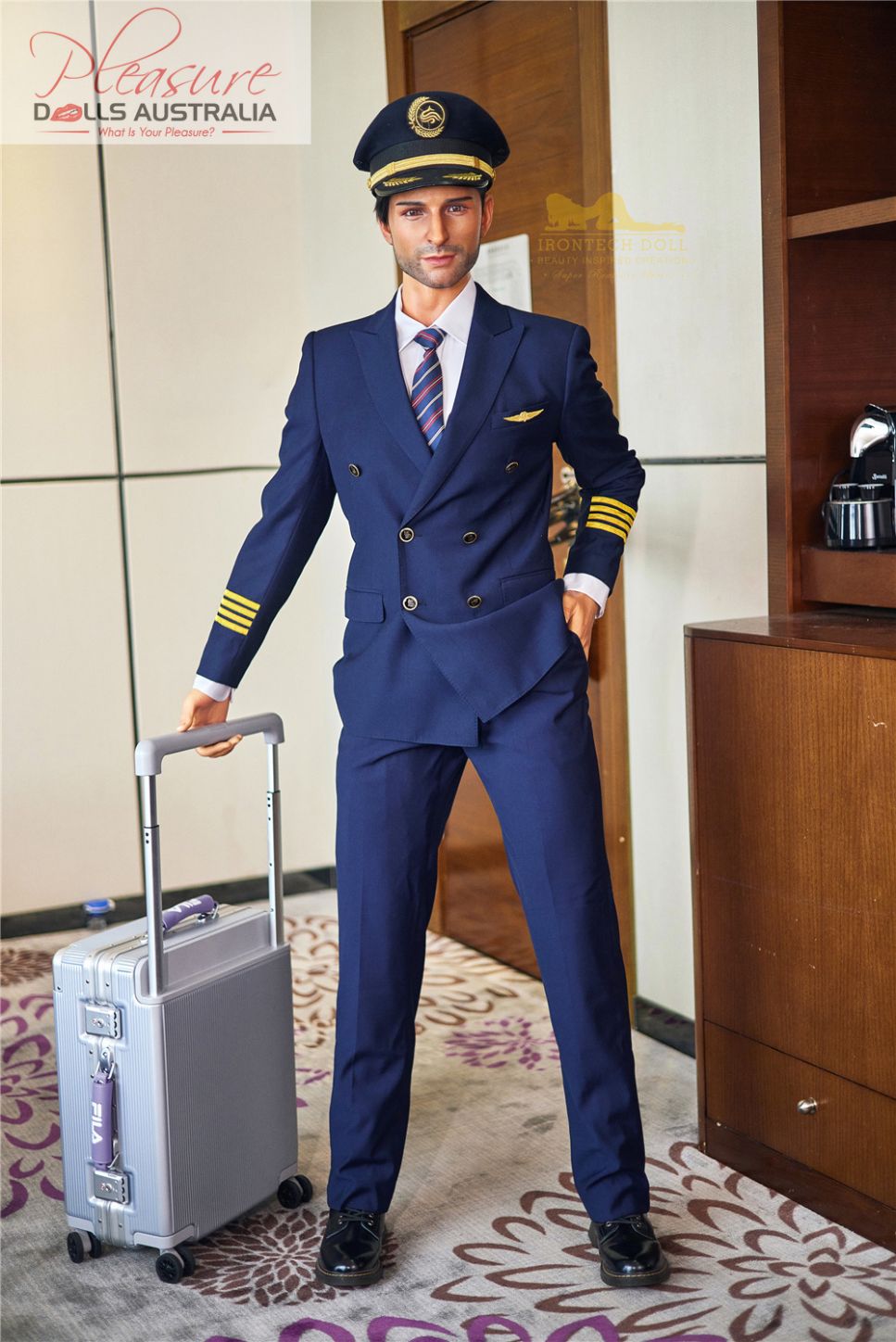 GEORGE<br>176cm Irontech Male Doll<br>Full Silicone - Pleasure Dolls Australia