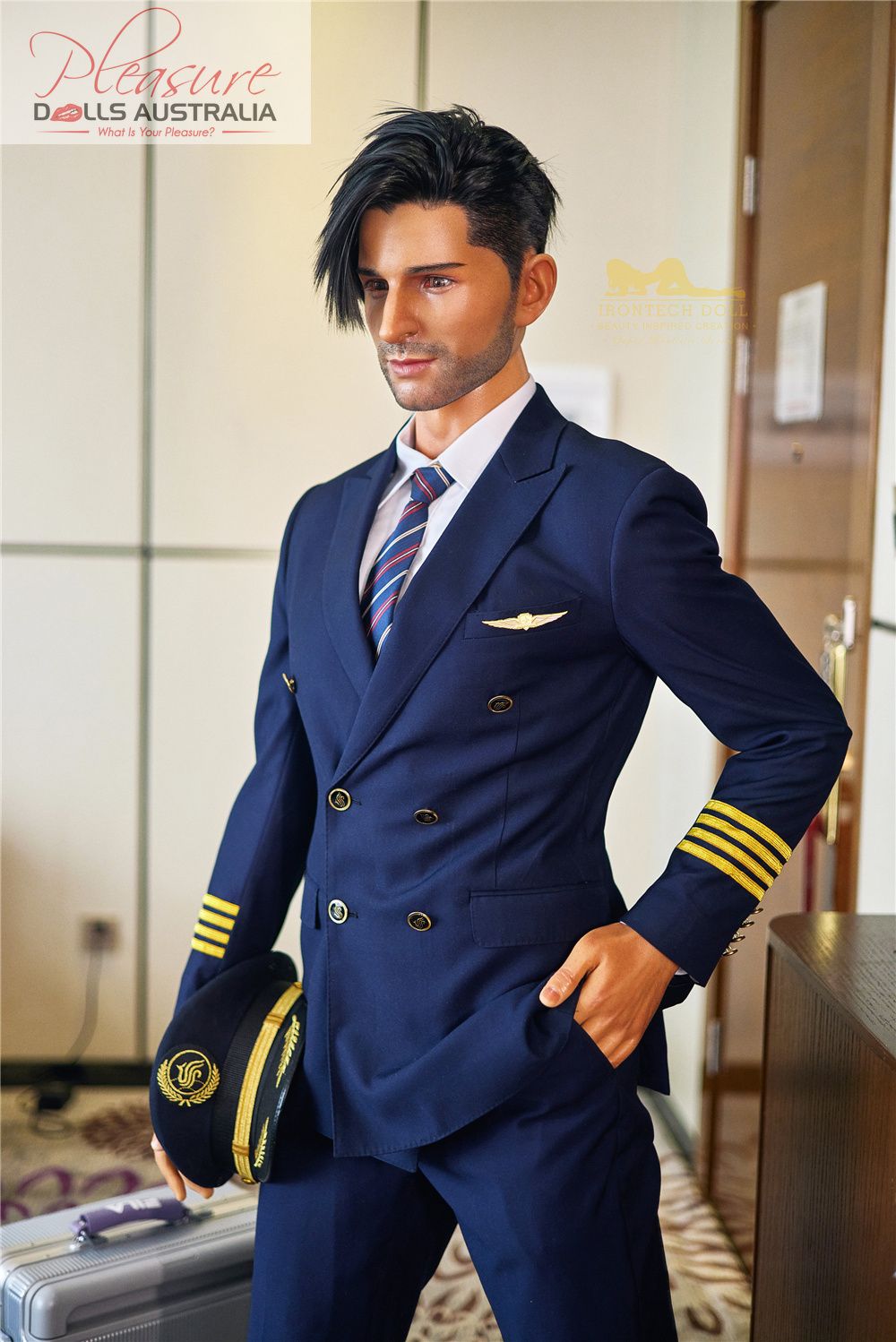 GEORGE<br>176cm Irontech Male Doll<br>Full Silicone - Pleasure Dolls Australia