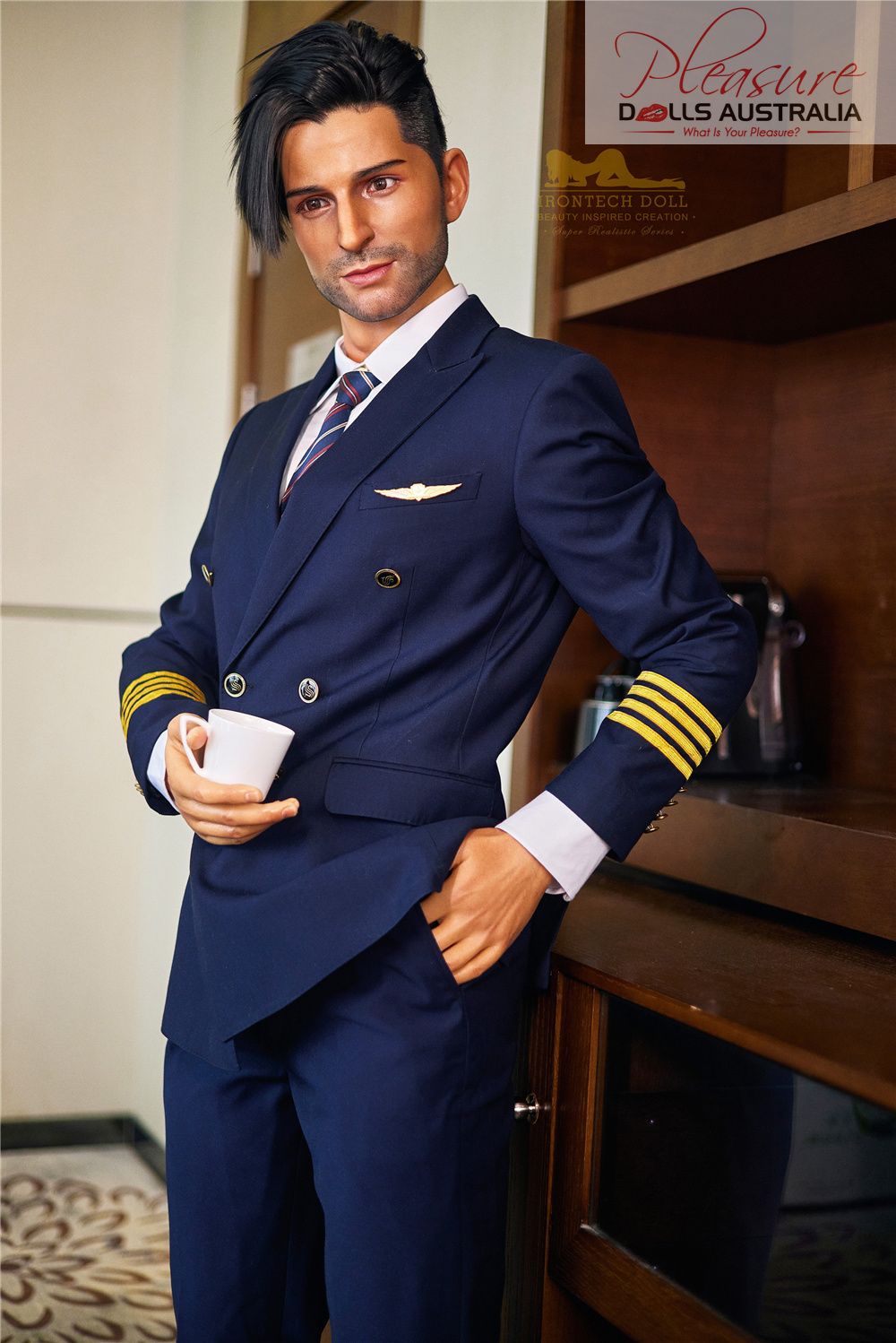 GEORGE<br>176cm Irontech Male Doll<br>Full Silicone - Pleasure Dolls Australia