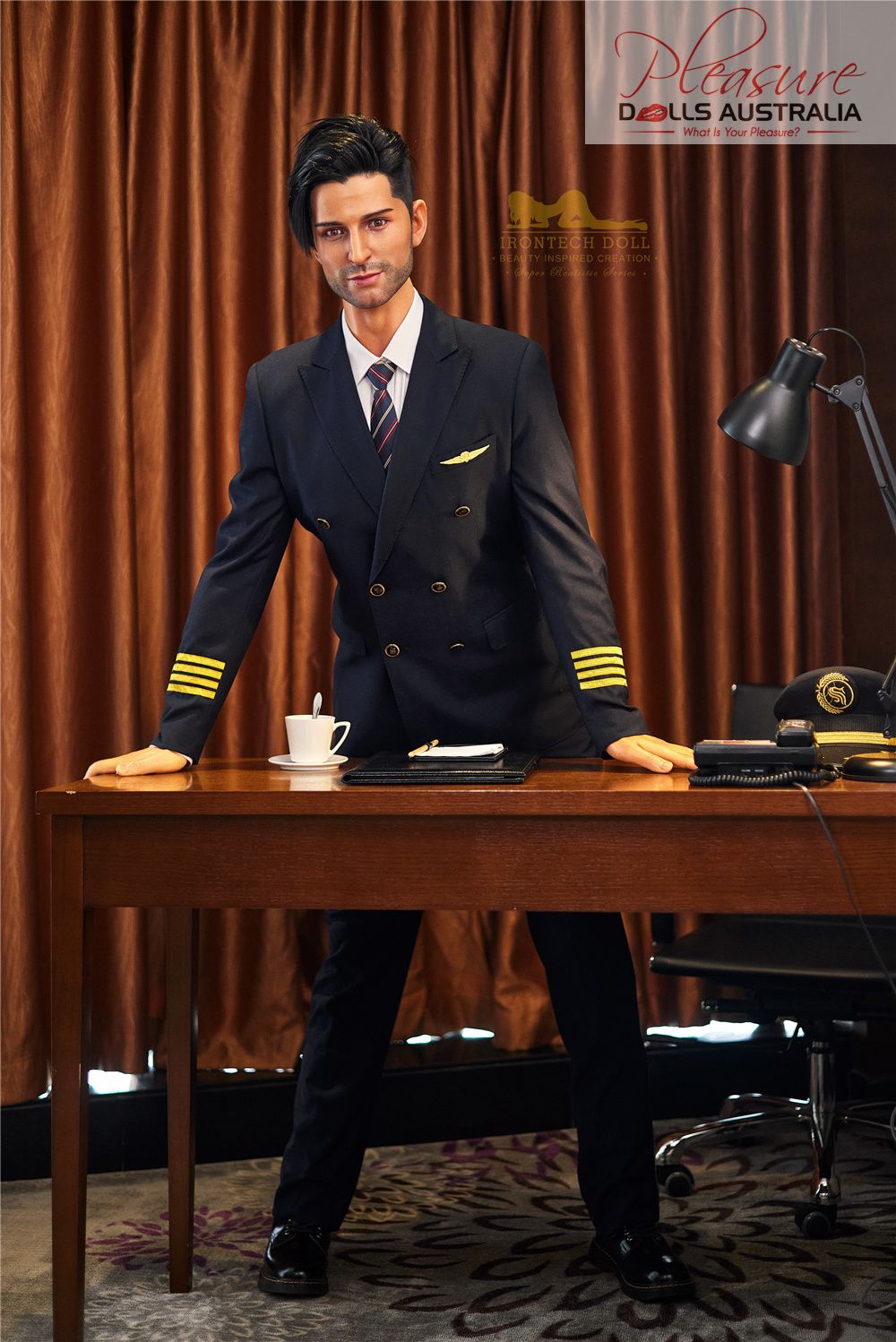 GEORGE<br>176cm Irontech Male Doll<br>Full Silicone - Pleasure Dolls Australia