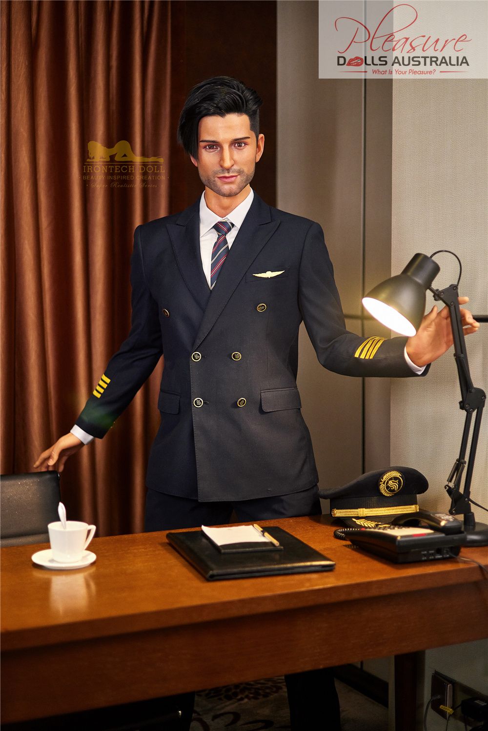 GEORGE<br>176cm Irontech Male Doll<br>Full Silicone - Pleasure Dolls Australia