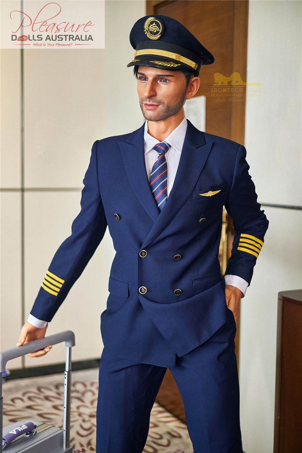 GEORGE<br>176cm Irontech Male Doll<br>Full Silicone - Pleasure Dolls Australia