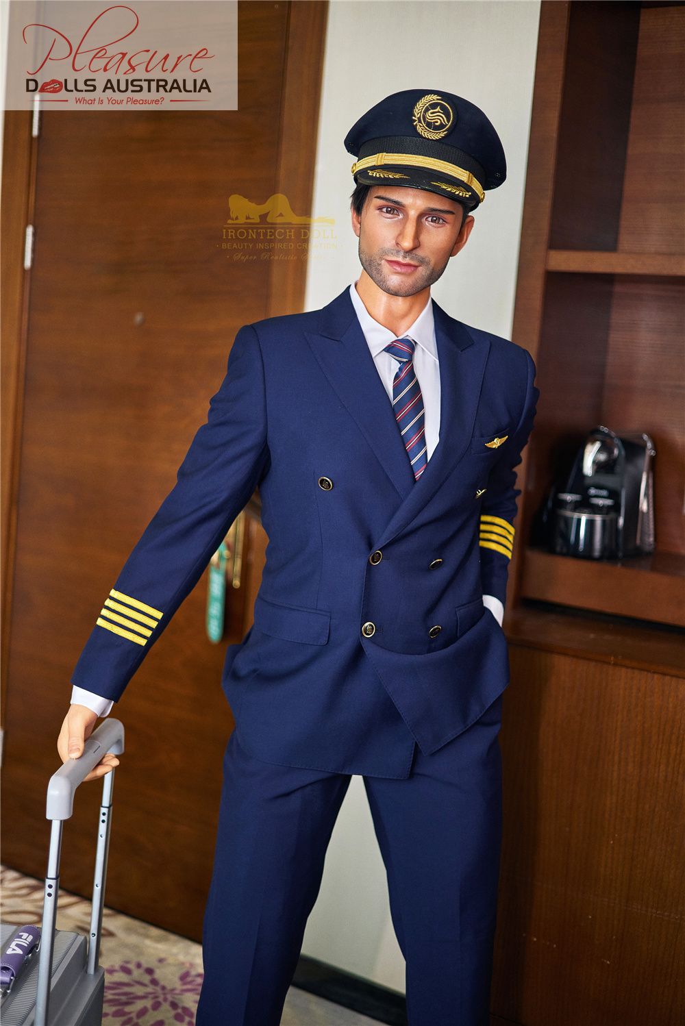 GEORGE<br>176cm Irontech Male Doll<br>Full Silicone - Pleasure Dolls Australia