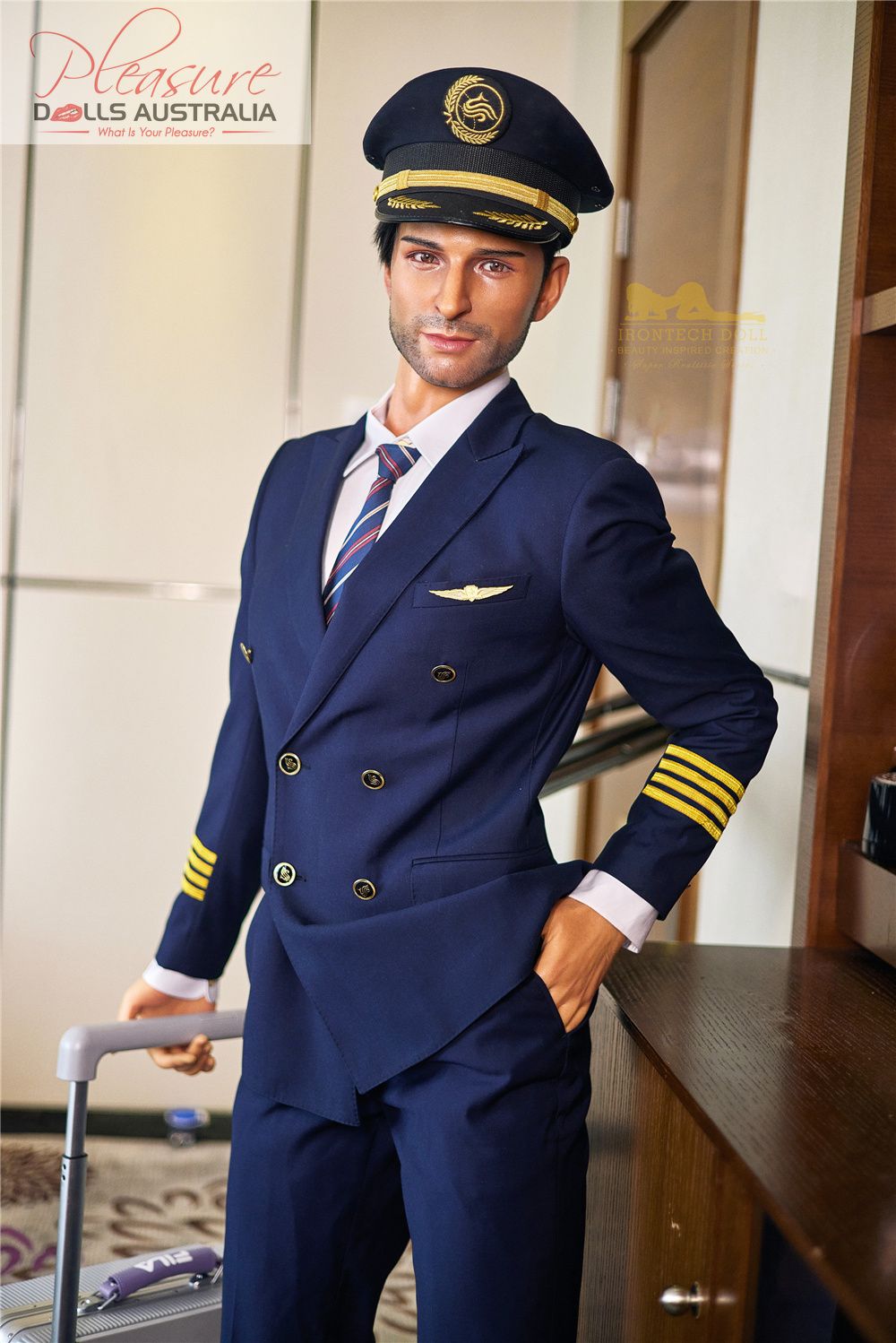 GEORGE<br>176cm Irontech Male Doll<br>Full Silicone - Pleasure Dolls Australia