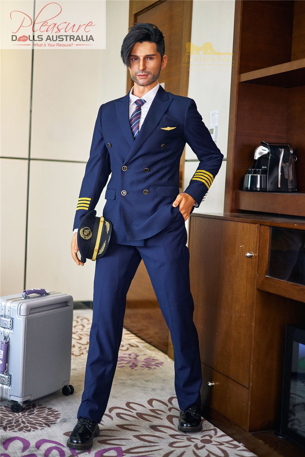 GEORGE<br>176cm Irontech Male Doll<br>Full Silicone - Pleasure Dolls Australia