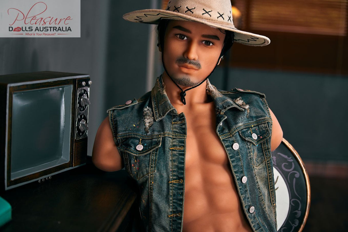 KELVIN <br>100cm Irontech Male Upper Body Sex Torso - Pleasure Dolls Australia