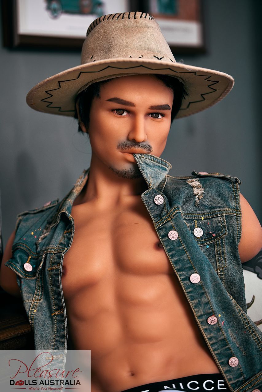 KELVIN <br>100cm Irontech Male Upper Body Sex Torso - Pleasure Dolls Australia