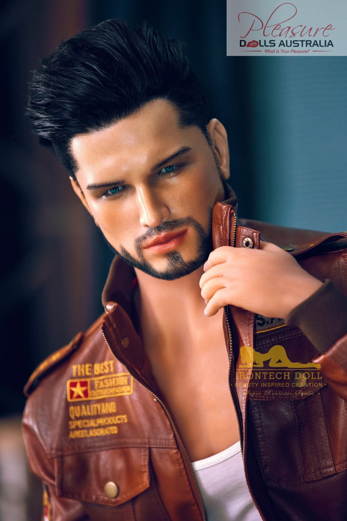 KELVIN (casual)<br>162cm Irontech Male Sex Doll<br>TPE Body / Silicone Head - Pleasure Dolls Australia