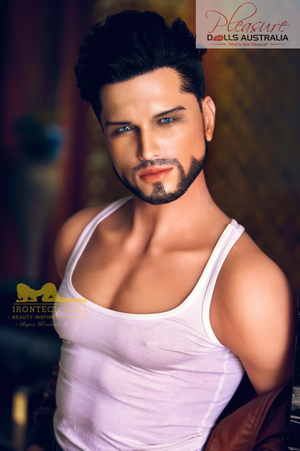 KELVIN (casual)<br>162cm Irontech Male Sex Doll<br>TPE Body / Silicone Head - Pleasure Dolls Australia