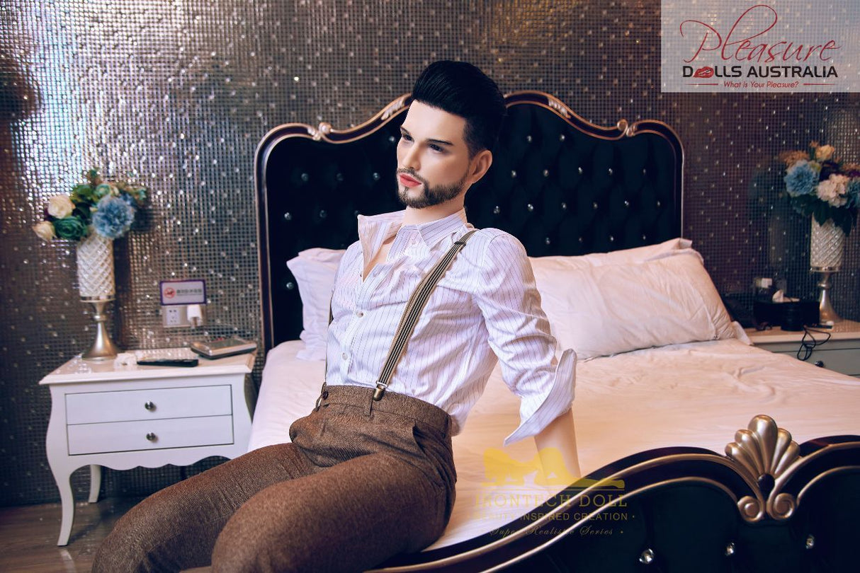 KELVIN (suit)<br>162cm Irontech Male Sex Doll<br>TPE Body / Silicone Head - Pleasure Dolls Australia