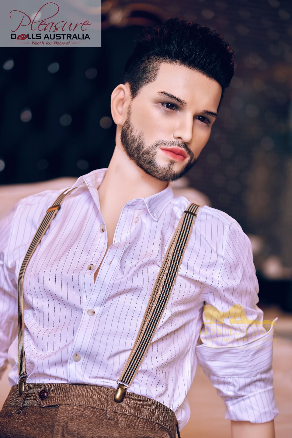 KELVIN (suit)<br>162cm Irontech Male Sex Doll<br>TPE Body / Silicone Head - Pleasure Dolls Australia