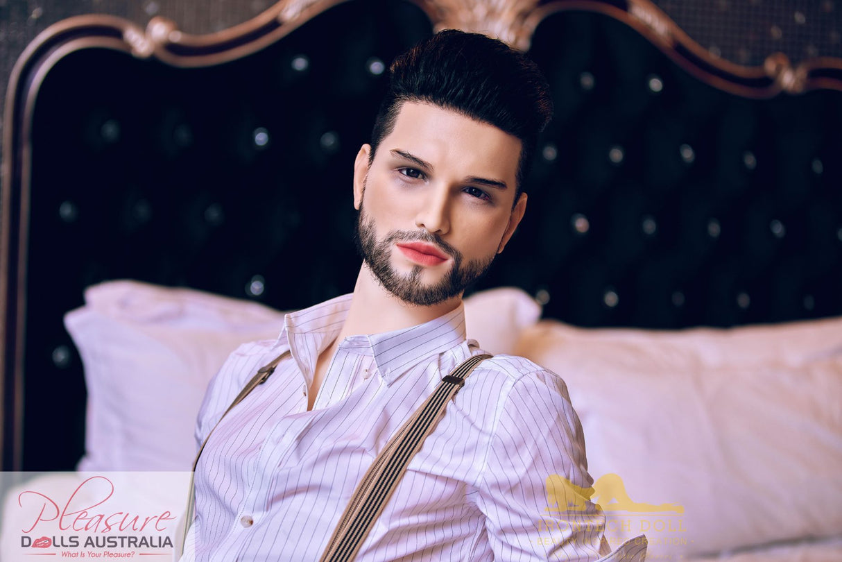 KELVIN (suit)<br>162cm Irontech Male Sex Doll<br>TPE Body / Silicone Head - Pleasure Dolls Australia