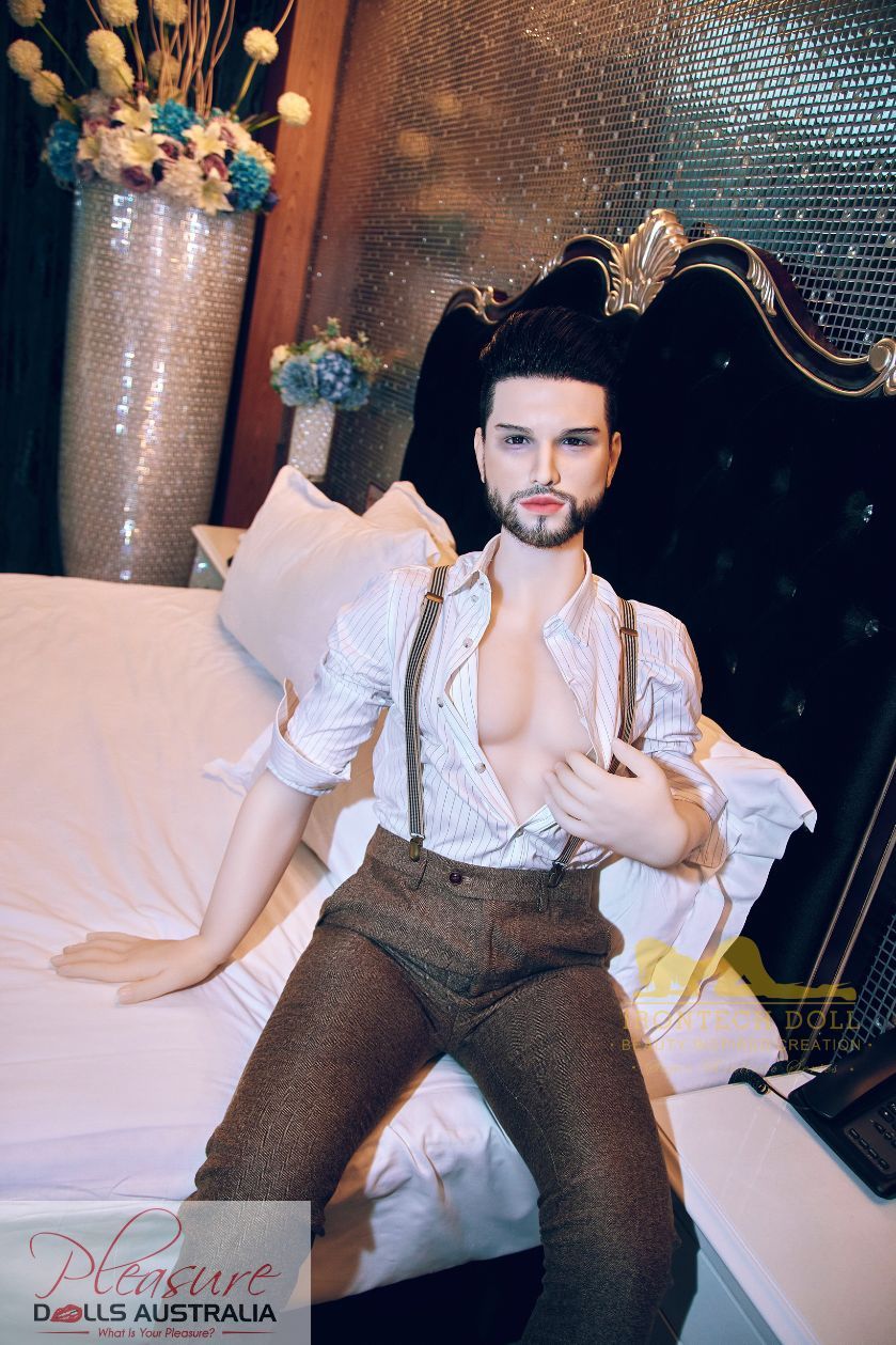 KELVIN (suit)<br>162cm Irontech Male Sex Doll<br>TPE Body / Silicone Head - Pleasure Dolls Australia