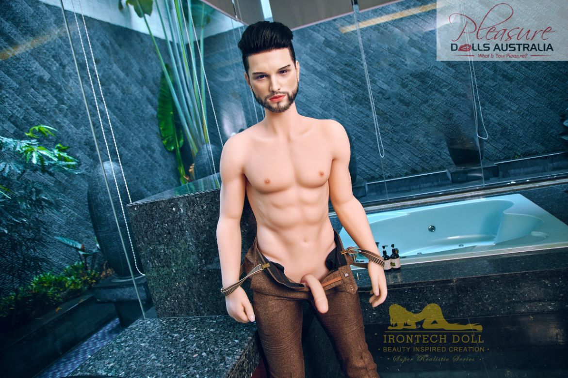 KELVIN (suit)<br>162cm Irontech Male Sex Doll<br>TPE Body / Silicone Head - Pleasure Dolls Australia