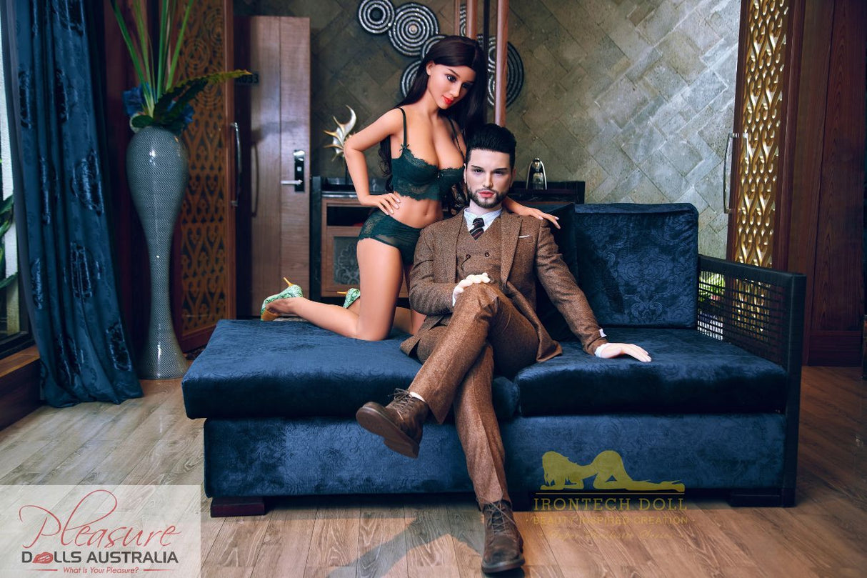 KELVIN (suit)<br>162cm Irontech Male Sex Doll<br>TPE Body / Silicone Head - Pleasure Dolls Australia