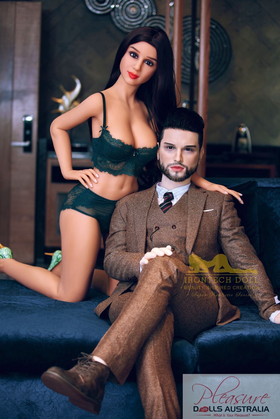 KELVIN (suit)<br>162cm Irontech Male Sex Doll<br>TPE Body / Silicone Head - Pleasure Dolls Australia