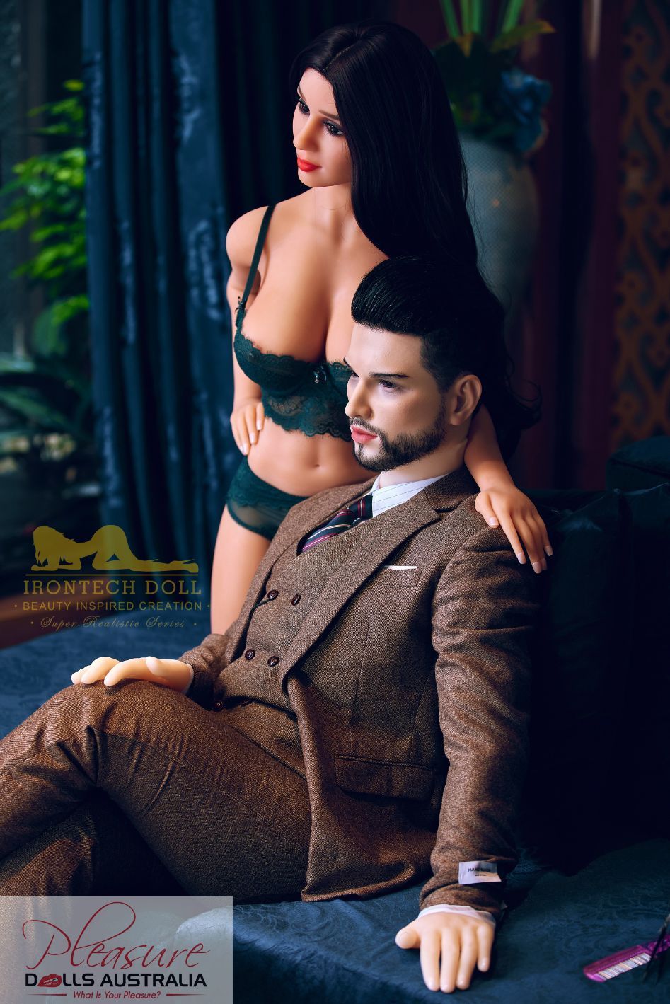 KELVIN (suit)<br>162cm Irontech Male Sex Doll<br>TPE Body / Silicone Head - Pleasure Dolls Australia