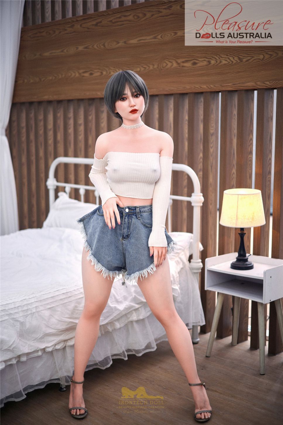 MISA - 152cm B-Cup<br>Irontech Full Silicone Doll - Pleasure Dolls Australia