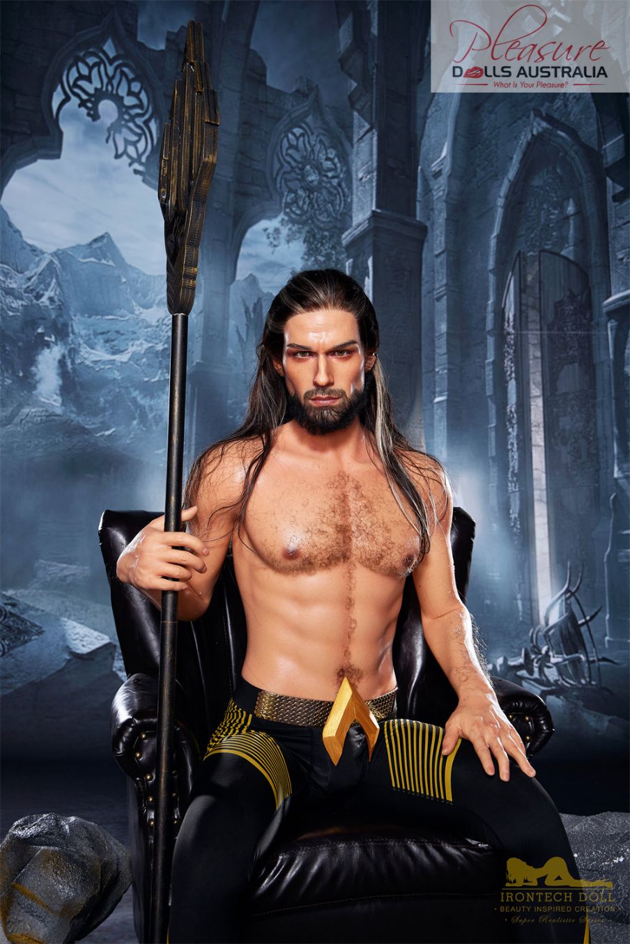 THOMAS<br>170cm Irontech Male Doll<br>Full Silicone - Pleasure Dolls Australia