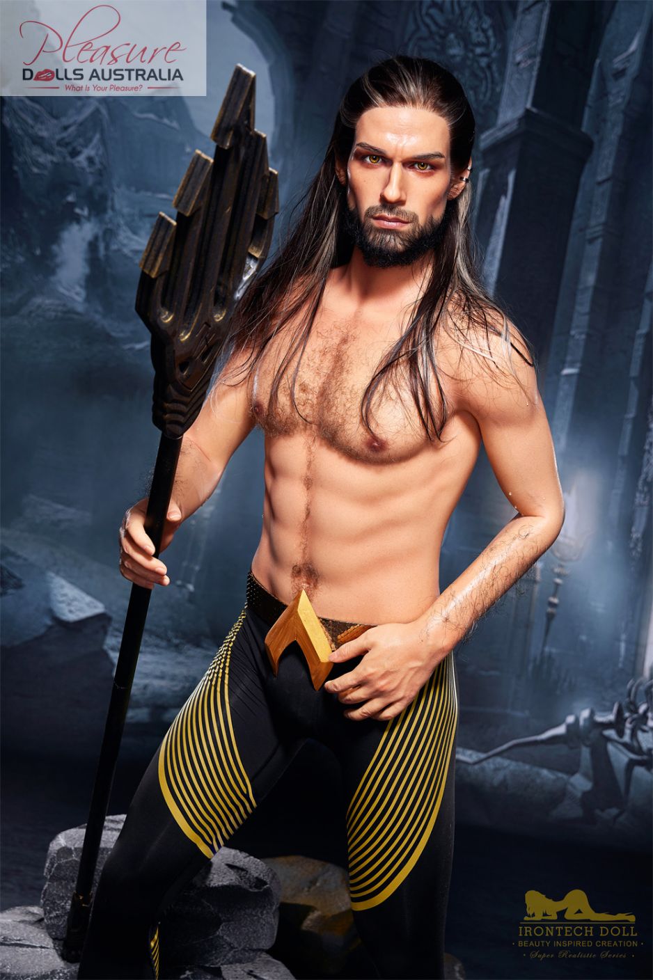 THOMAS<br>170cm Irontech Male Doll<br>Full Silicone - Pleasure Dolls Australia