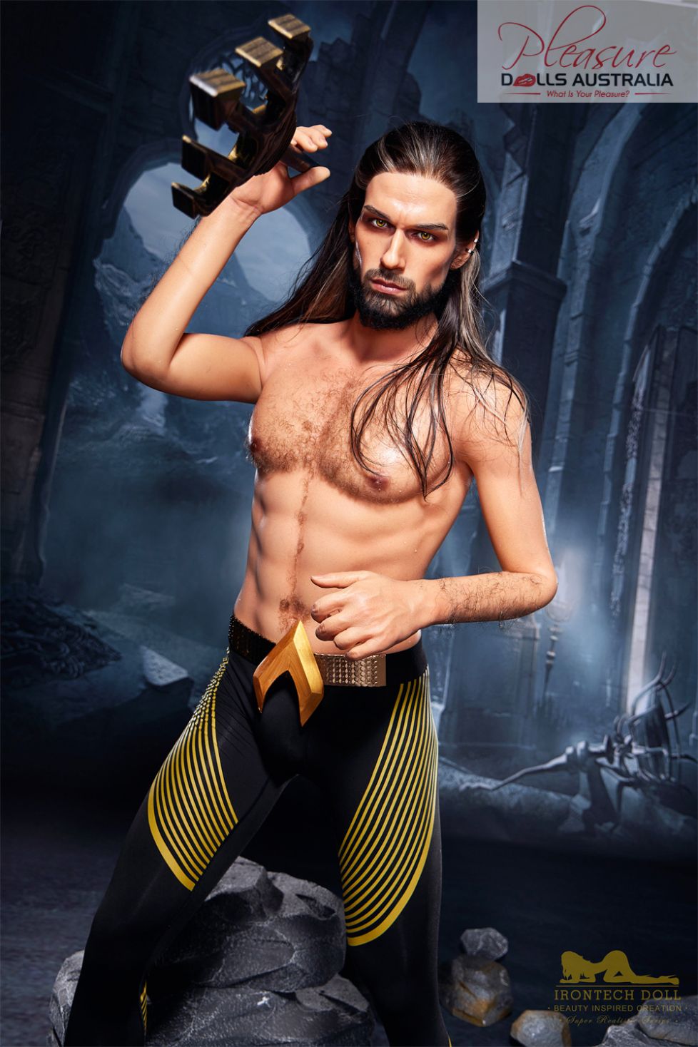 THOMAS<br>170cm Irontech Male Doll<br>Full Silicone - Pleasure Dolls Australia