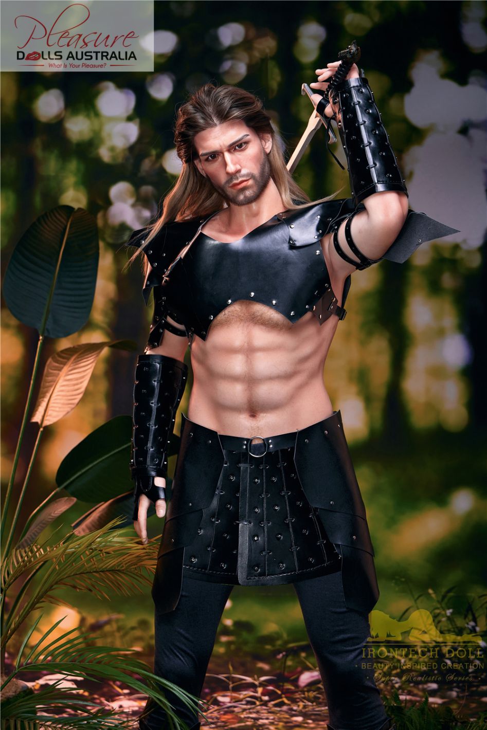 THOMAS<br>176cm Irontech Male Doll<br>Full Silicone - Pleasure Dolls Australia