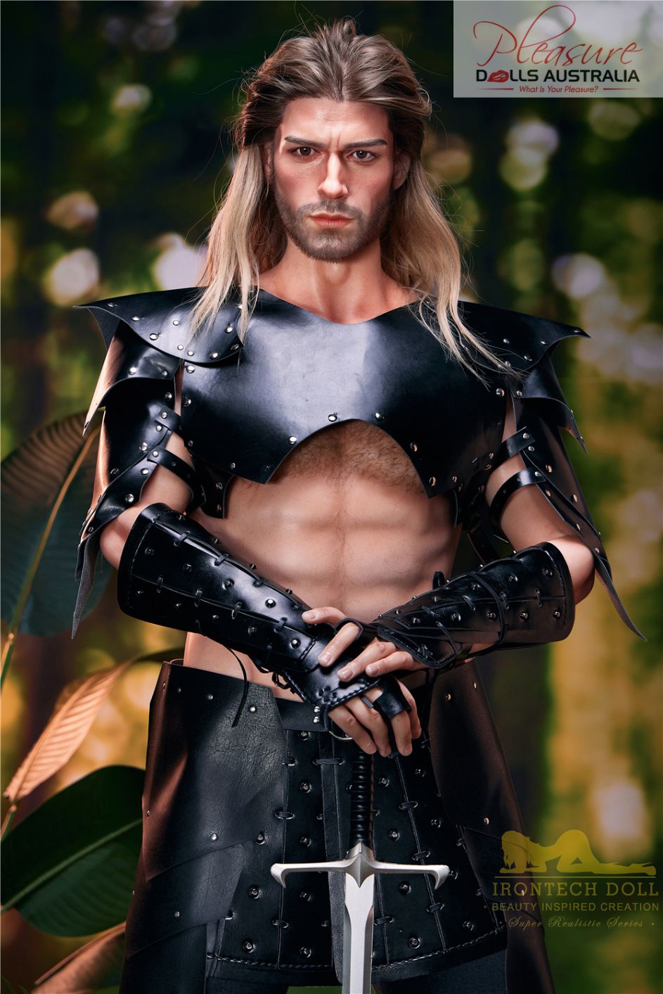 THOMAS<br>176cm Irontech Male Doll<br>Full Silicone - Pleasure Dolls Australia