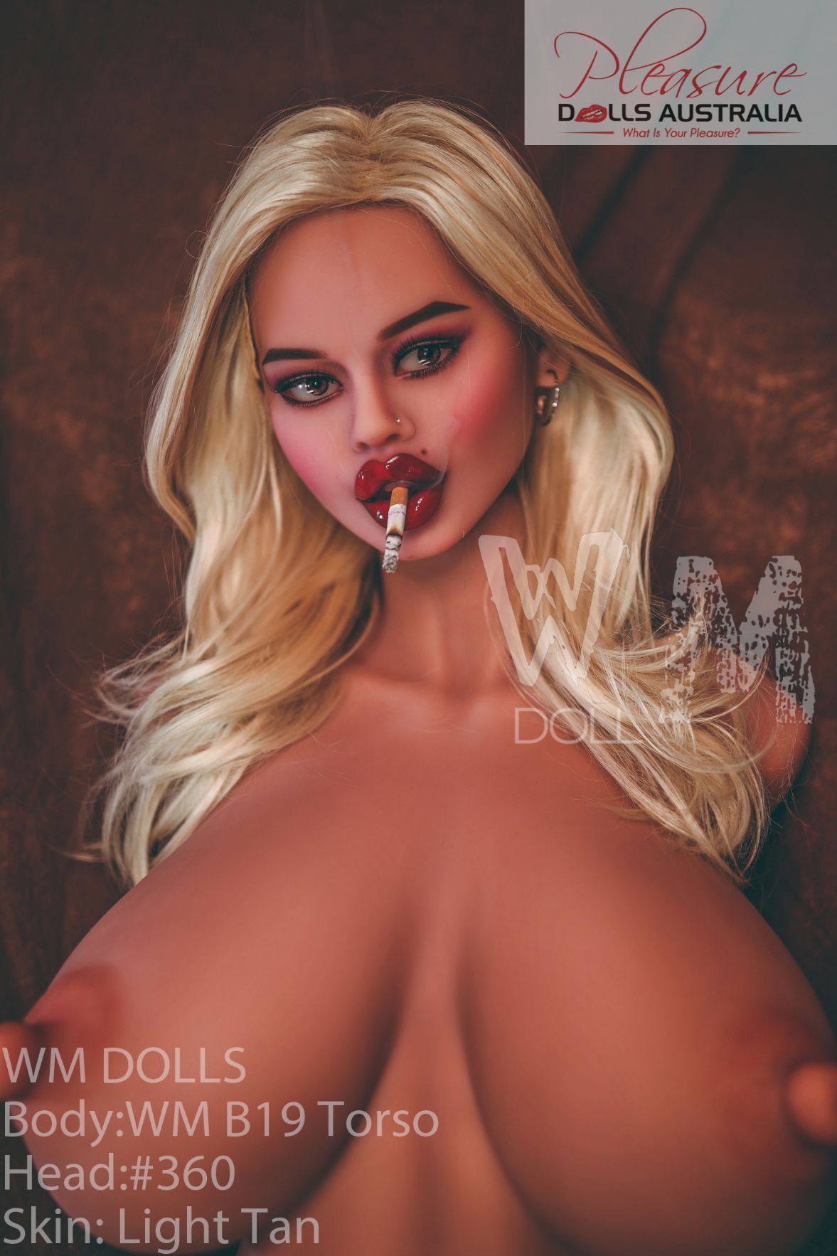 BILYANA - 82cm WM Dolls 'Nipple Sex' <br>Upper Body Sex Torso - Pleasure Dolls Australia