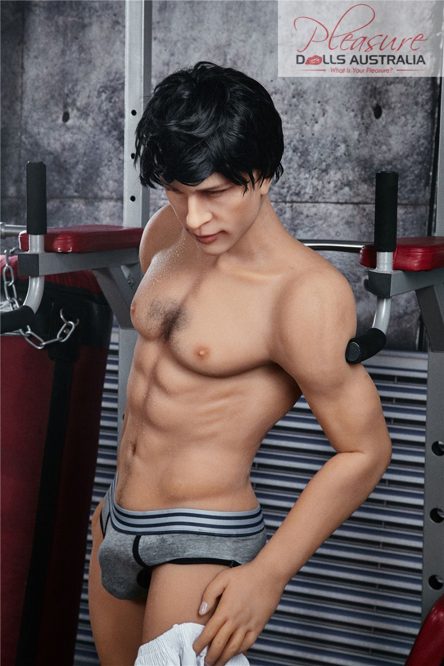 CHARLES (GYM)<br>162cm Irontech Male Sex Doll - Pleasure Dolls Australia